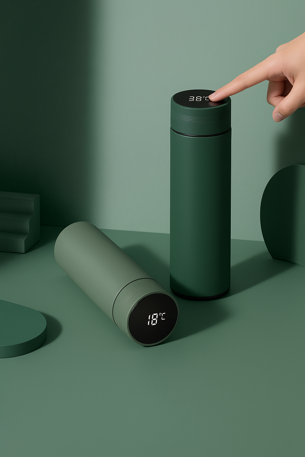 Inteligentny Termos z Wyświetlaczem Temperatury (480 ml)